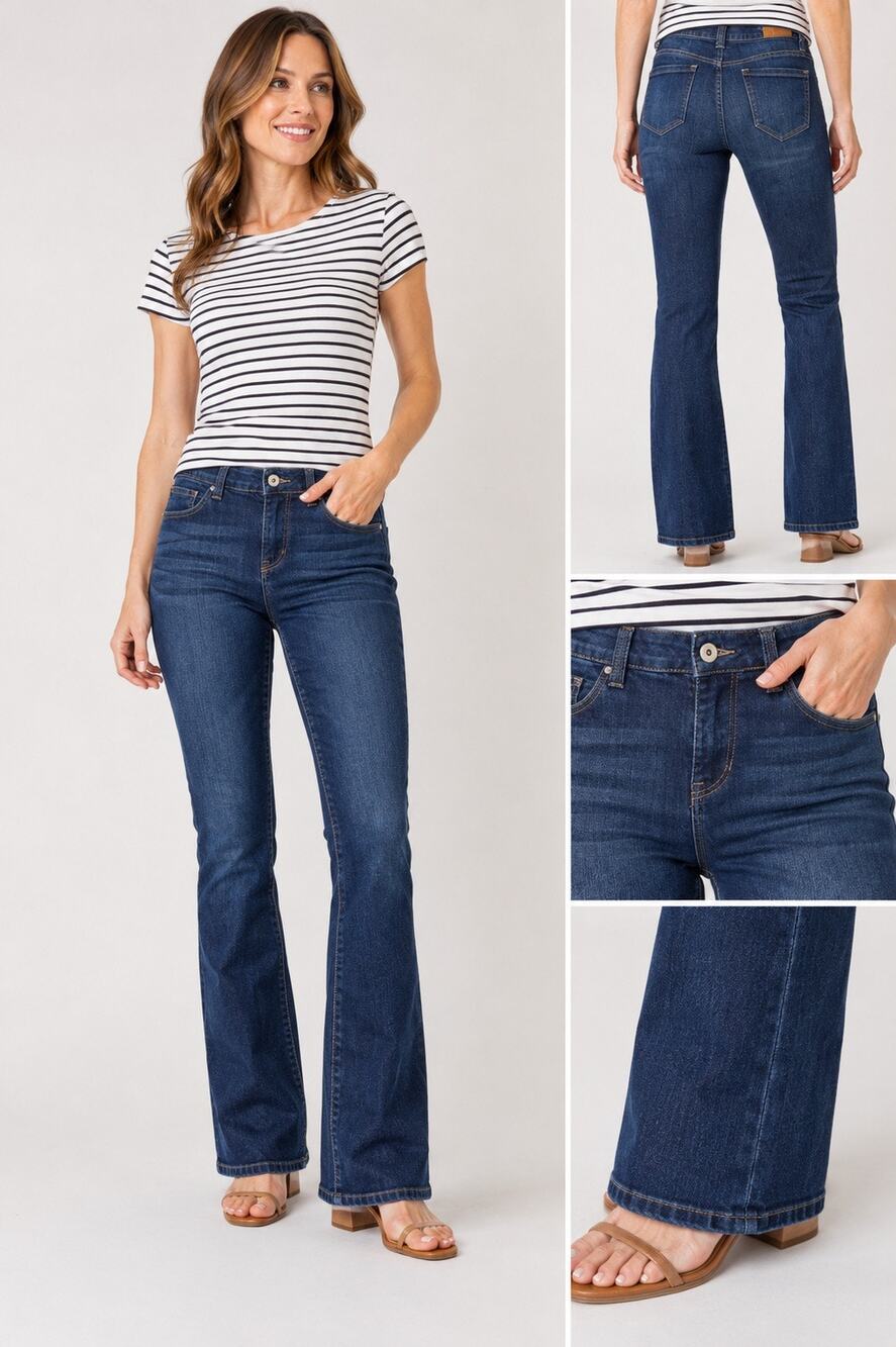 Jag Jeans Caroline Bootcut Jeans | Dark Wash | Best Kept Secret | Size 10 | NWT